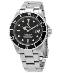 Rolex Submariner Automatic Chronometer Black Dial Men's Watch 40mm