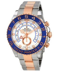 Rolex Yacht-Master II Chronograph Automatic White Dial Men's Steel Everose Gold Watch 44mm