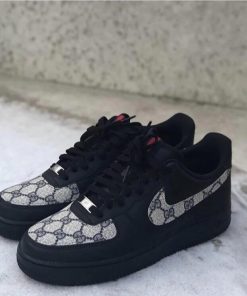 Black Gucci Air Force 1 Custom