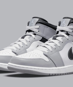 Air Jordan 1 Mid - Light Smoke Grey Anthracite