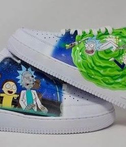 Rick and Morty Air Force 1 Custom