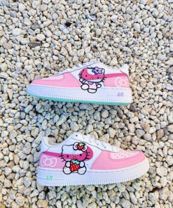 Pink Kitty Custom Air Force 1