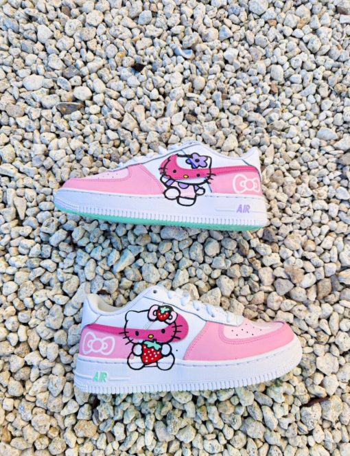 Pink Kitty Custom Air Force 1