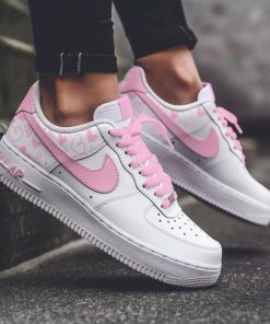 Pink Love Air Custom Air Force 1