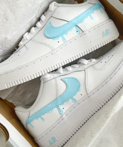 Blue Dripping Custom Air Force 1