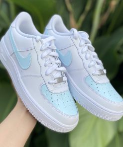 Blue Check Vamp Custom Air Force 1