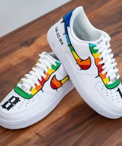 6ix9ine Hand Painted Custom Air Force 1