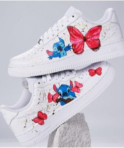 Stitch Butterfly Custom Air Force 1