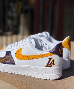 Los Angeles Lakers Custom Air Force 1