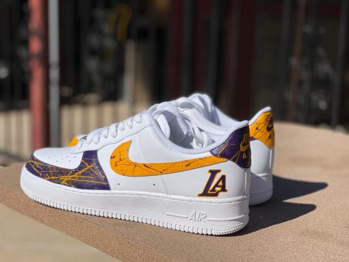 Los Angeles Lakers Custom Air Force 1