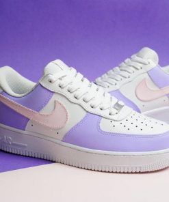 Purple Sneaker Custom Air Force 1