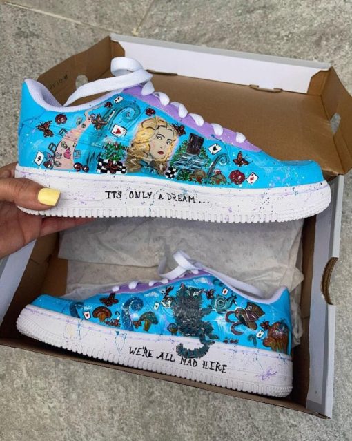 Alice Wonderland Custom Air Force 1