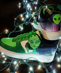 Aliens Neon Custom Air Force 1