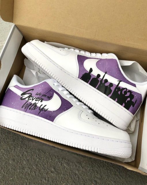 BTS Band Custom Air Force 1