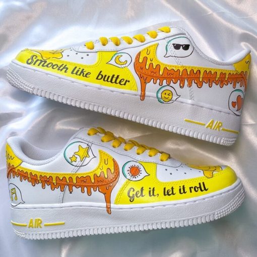 BTS Butter Custom Air Force 1