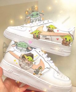 Cute Baby Yoda Custom Air Force 1