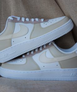 Beige Multicolored Custom Air Force 1