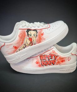 Betty Boop Painted Custom Air Force 1