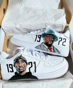 Biggie X Tupac Custom Air Force 1