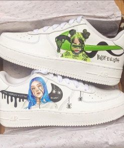 Billie Eilish Painted Custom Air Force 1