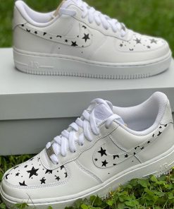 Black Stars Custom Air Force 1