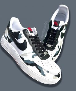 Black White Camo Custom Air Force 1