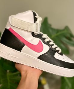 Black and Hot Pink Custom Air Force 1