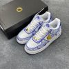 Blue White Dragon Custom Air Force 1