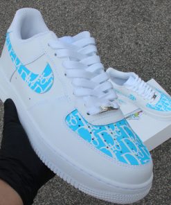 Light Blue Dior Custom Air Force 1