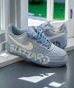 Blue Graffiti Custom Air Force 1