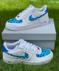 Blue Leopard Custom Air Force 1