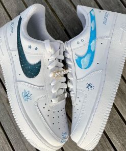 Blue Skyline Custom Air Force 1