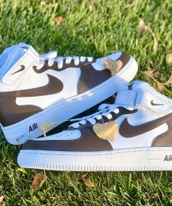 Brown Custom Air Force 1