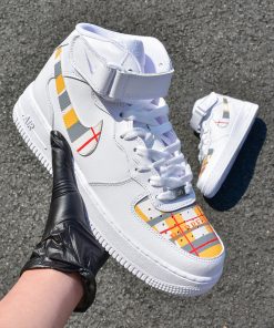 Burberry Graffiti Mesh Custom Air Force 1