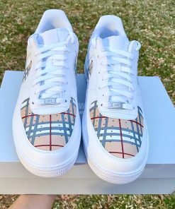 Burberry Inspired Custom Air Force 1