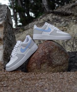 Light Grey Blue Custom Air Force 1