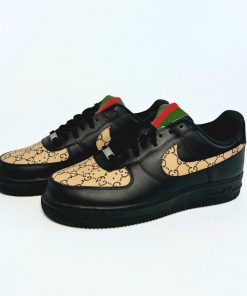 Classic GG Black Custom Air Force 1