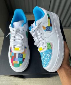 Colorblock Louis Vuitton Custom Air Force 1