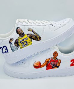 Chicago Bulls Lakers Custom Air Force 1