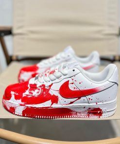 Spray Painting Custom Air Force 1