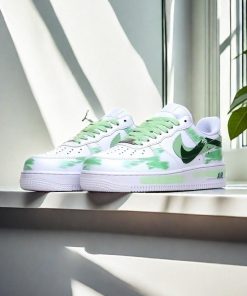 Green Graffiti Custom Air Force 1