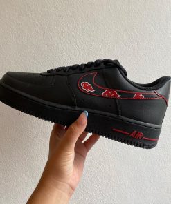 Black Red Combo Custom Air Force 1