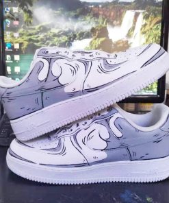 Cartoons Gray Custom Air Force 1