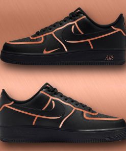 Copper Hand Painted Custom Air Force 1