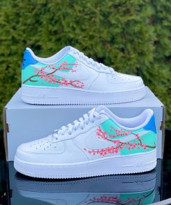 Flower Peach Blossom Custom Air Force 1