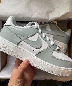 Grey Color Block Custom Air Force 1