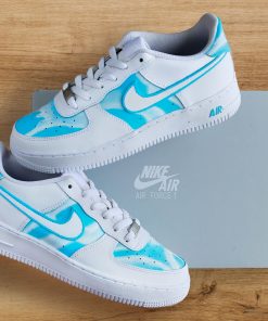 Custom Air Force 1 Light Blue