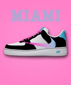 Miami Hand Painted Custom Air Force 1