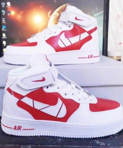 Mid Red Custom Air Force 1