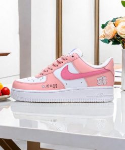 Pink Two Bears Custom Air Force 1